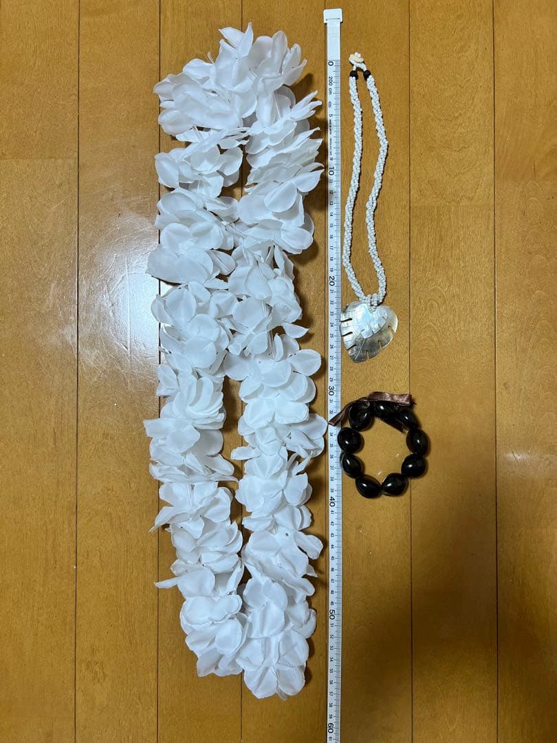 フラダンス　ウリウリ着脱式　プイリ　ドレス　レイ　髪飾り　パウ　ハット　セット