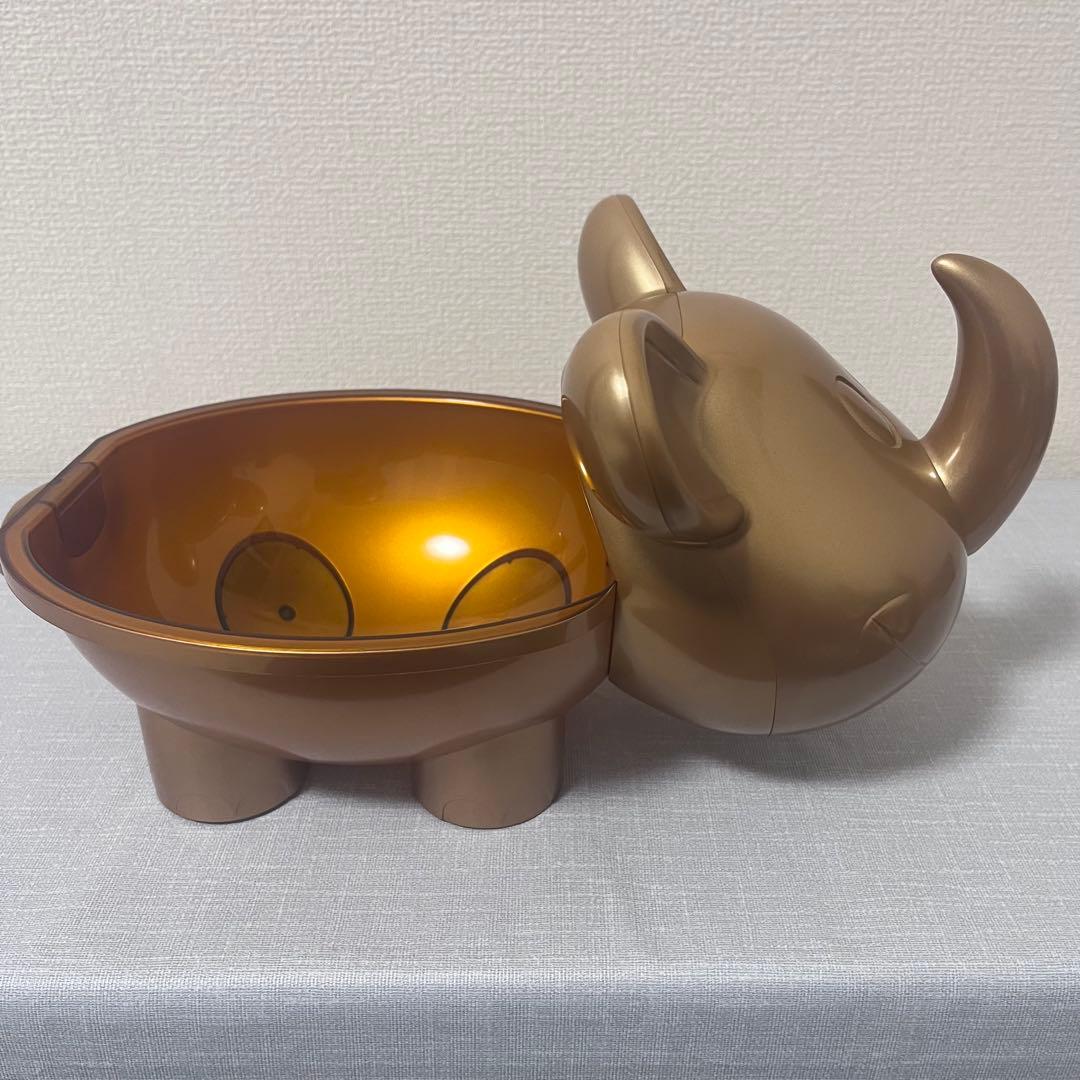 【希少】ジャグラー　ツノッチぬいぐるみ　金銀　アクリルパネル　ドル箱ツノッチ