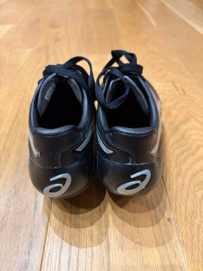 Asics ラグビースパイク　ブラック　26cm