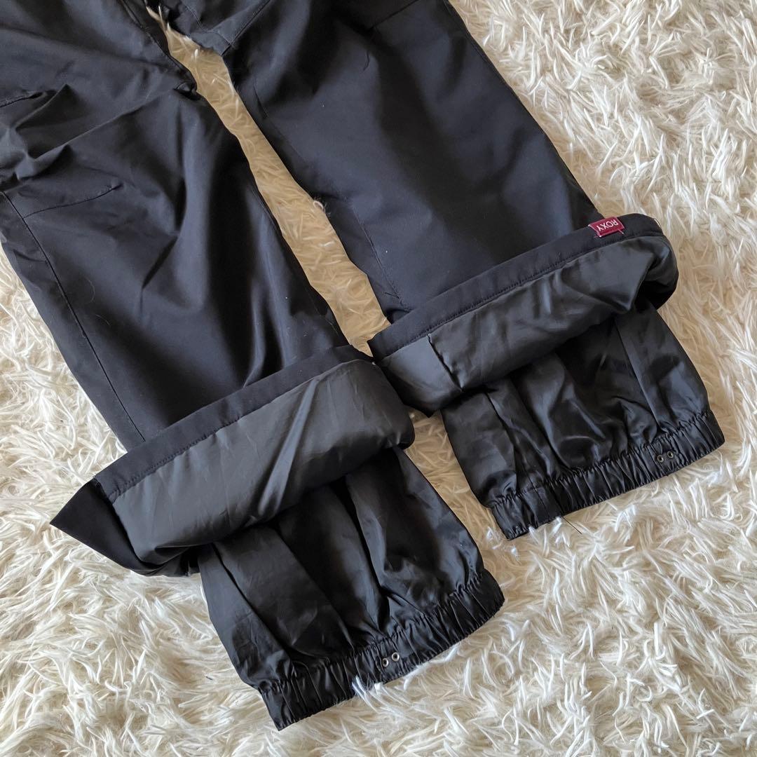 #10M✨ROXY✨スキーウェア パンツ レディースS ヒップロゴ ブラック