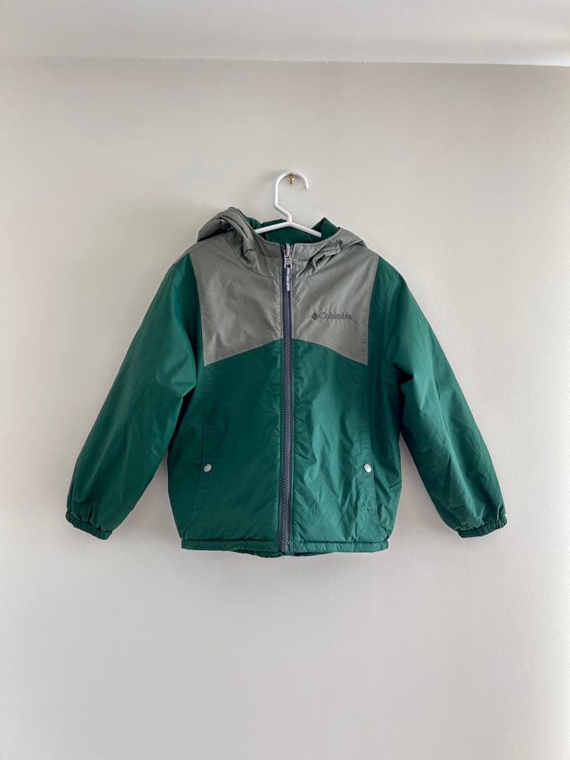 Columbia スキーウェア 緑/グレー XXS（218SY1093)セット
