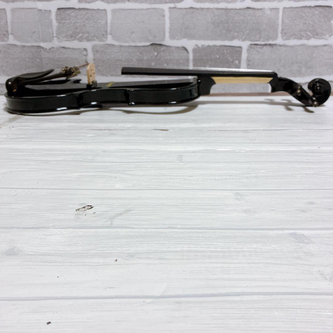 美品 ENNBOM サイレントバイオリン 4/4 ブラック 2WAYバック