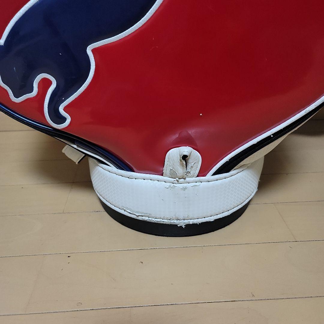 Puma キャディバッグ ホワイト/レッド