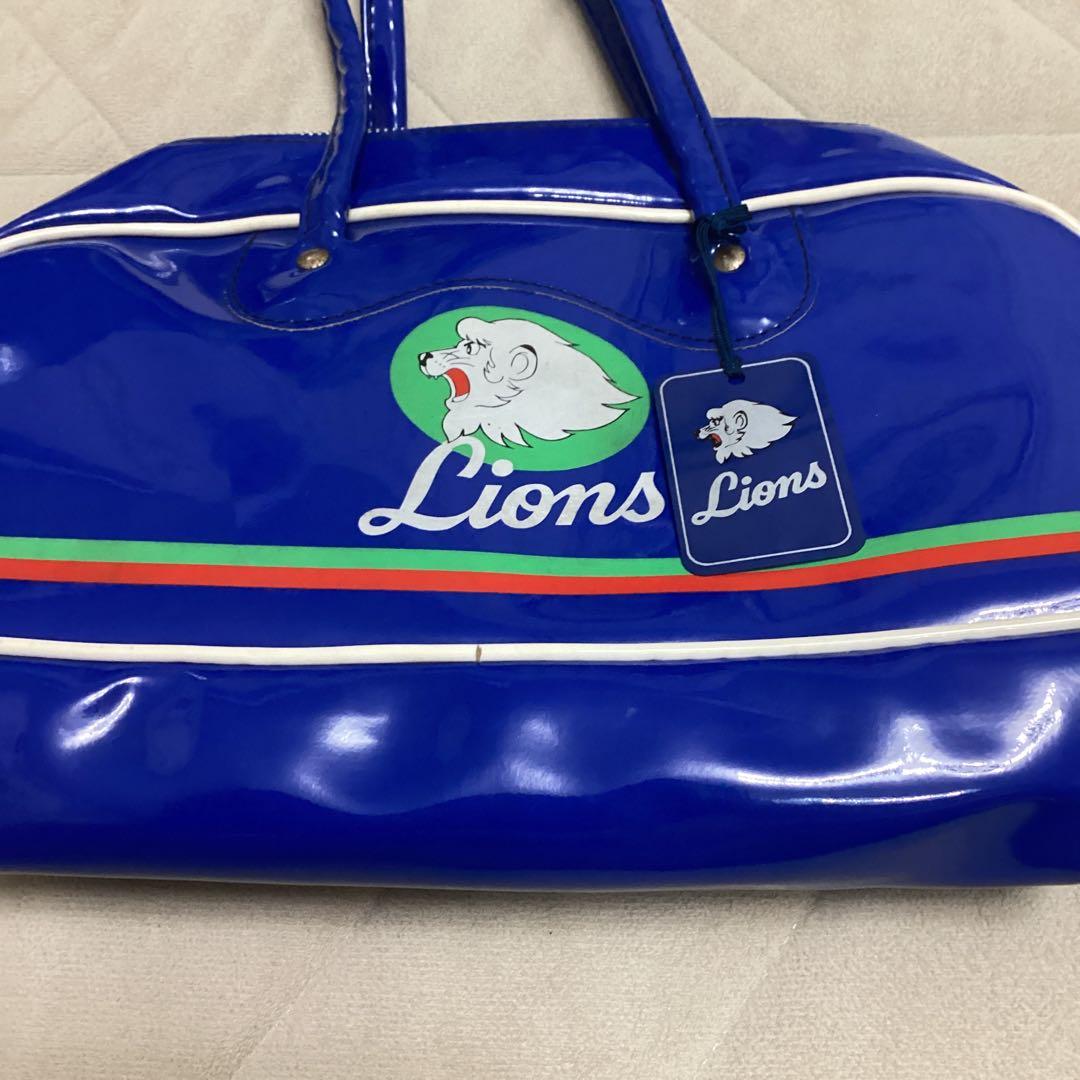 【レトロ希少】西武ライオンズミニボストンバッグ