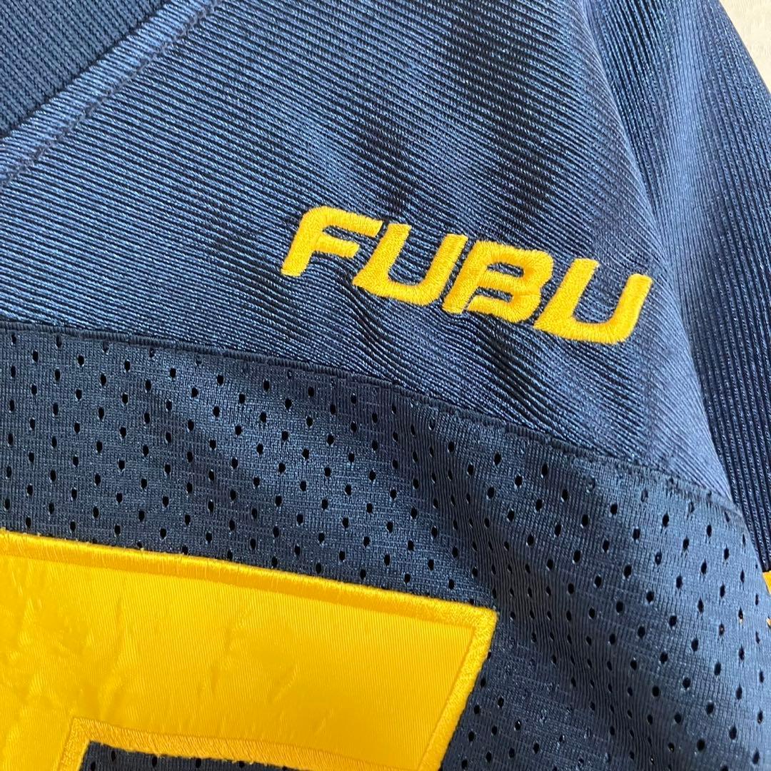 FUBU ゲームシャツ 05 刺繍 1992 オフィシャルリーグ ネイビーXL