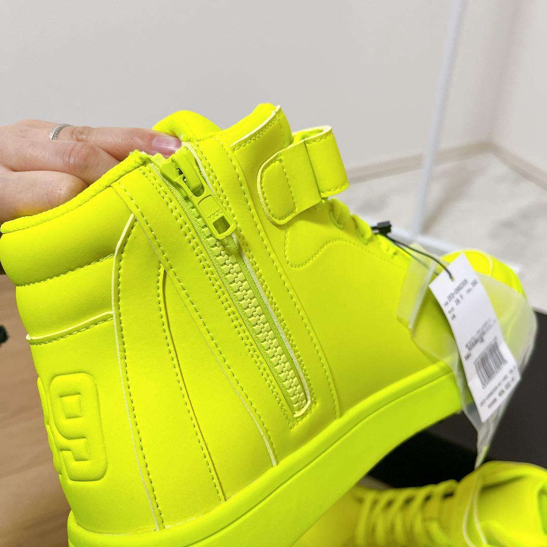 【新品未使用】PEARLYGATES ゴルフシューズ 蛍光イエロー 26.5