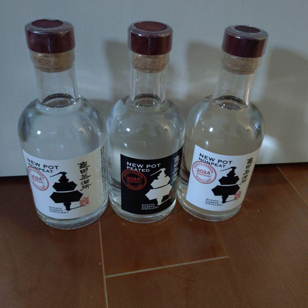 亀田ウイスキー NEW POT ウイスキー 3本セット 各200ml
