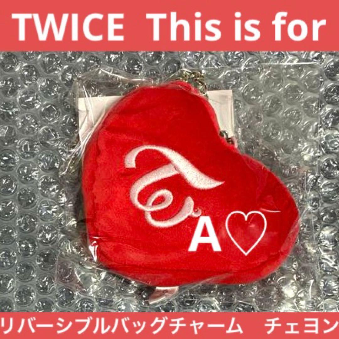 TWICE チェヨン リバーシブルバッグチャーム キーホルダー ぬいぐるみ