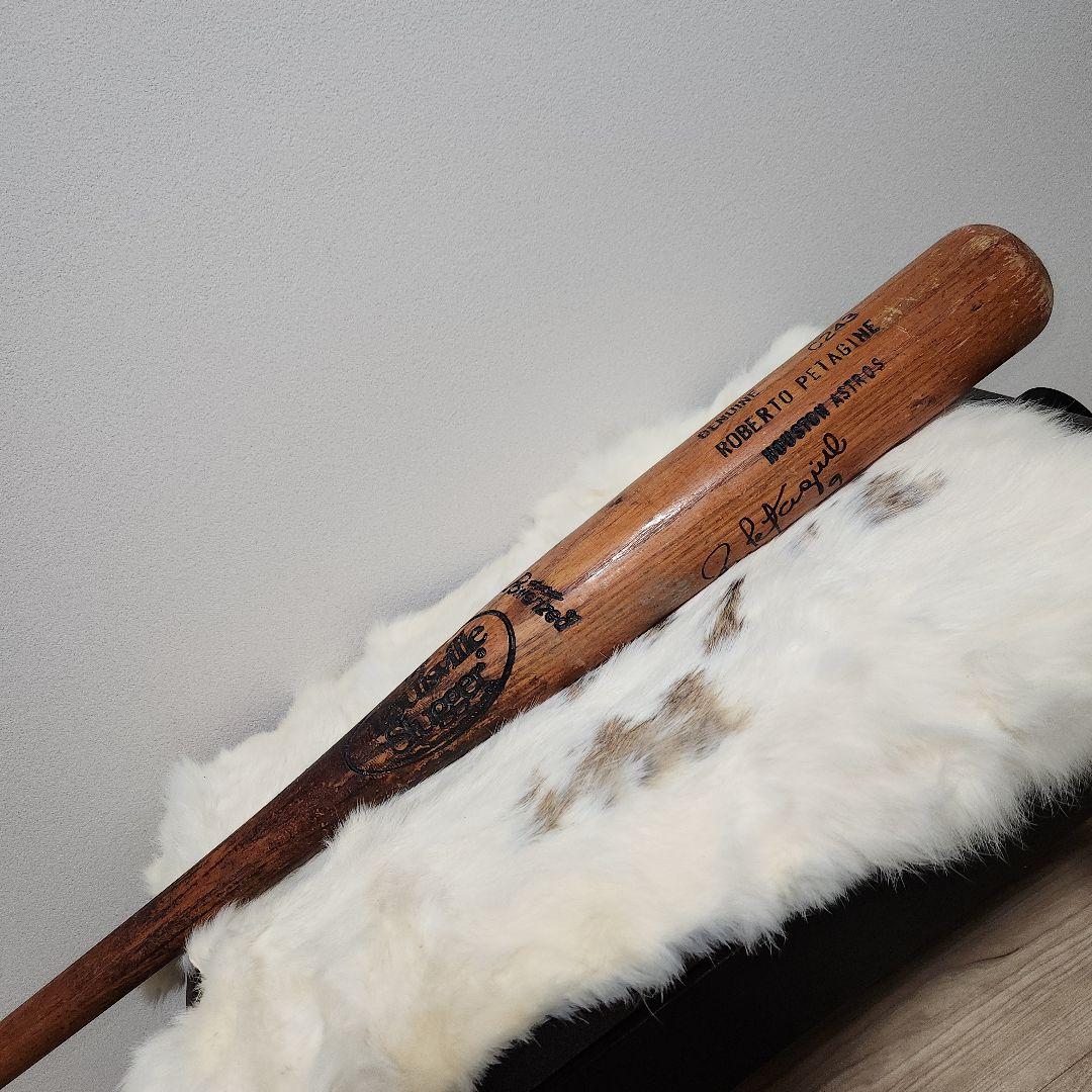 ロベルト ペタジーニ　HOUSTON ASTROS時代のサイン入りバット