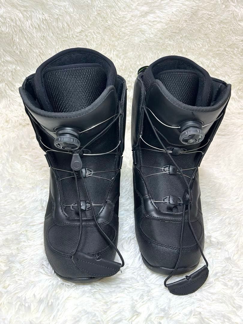 LASTARTS ブラック スノボ　ボア　雪遊び　スノーボードブーツ　27.5