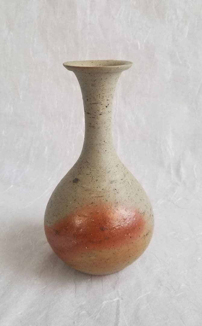 備前鶴首花入 (未使用 美品)