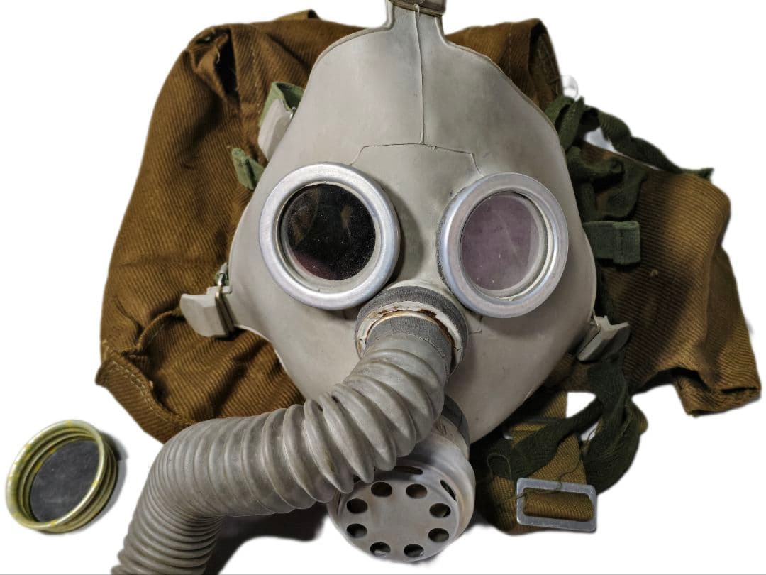 ロシア軍 ソ連 東ドイツ 実物 PDF-7 GP-5 ガスマスク サイズ4