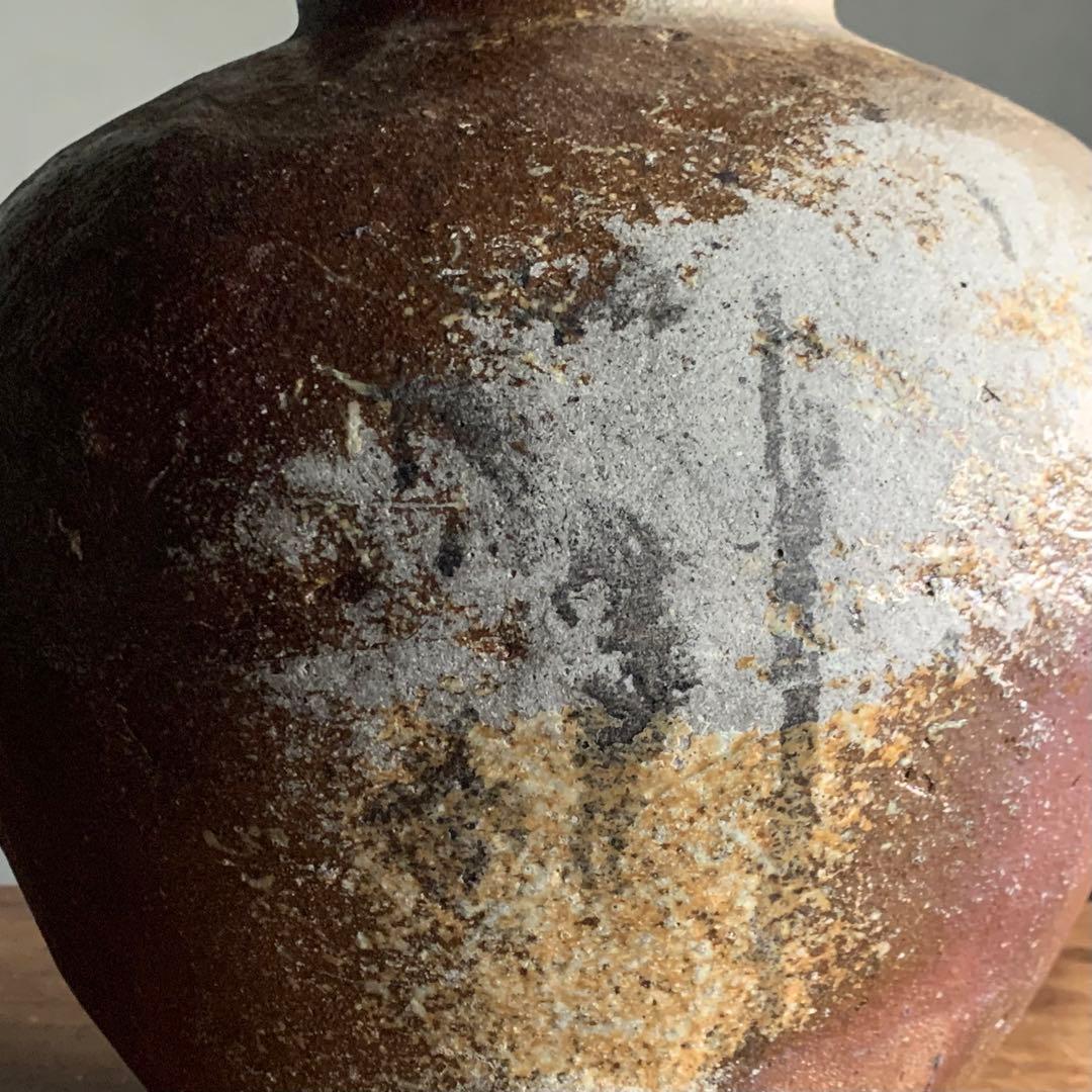 越前焼 壺 自然釉 古美術 古道具 アンティーク