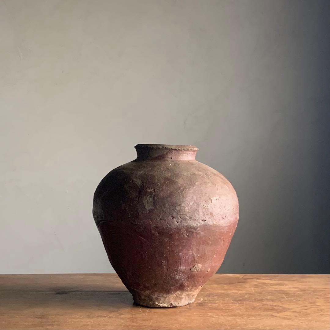 越前焼 壺 自然釉 古美術 古道具 アンティーク