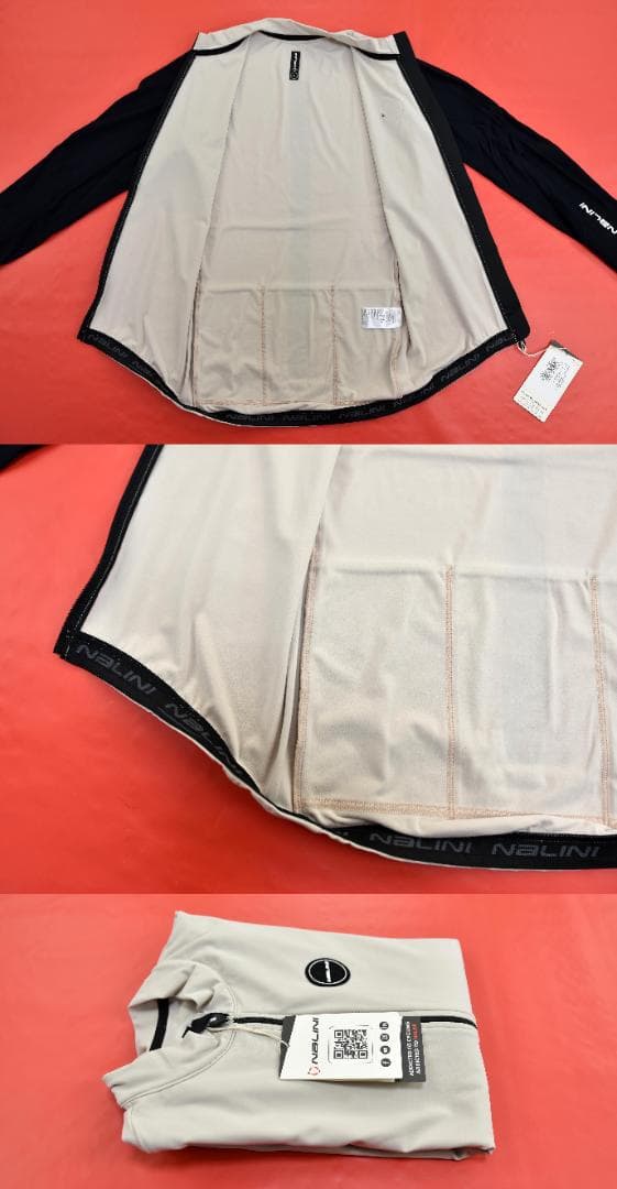 Nalini SOFT WRAP 長袖ジャージ size:L ブラック/フォグ
