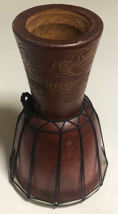 ⬛️ 美品！！⬛️ ジャンべ！！⬛️ 手彫り模様が鮮やか！！⬛️