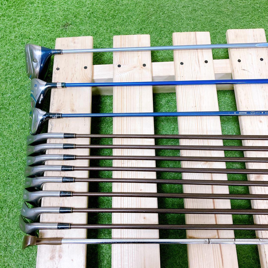 1 ブリヂストン　ルコック　初心者オススメ　ゴルフクラブ　レディースセット12本