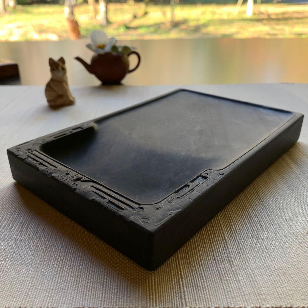 使い勝手良し☆実用長方端渓硯(*´꒳`*)