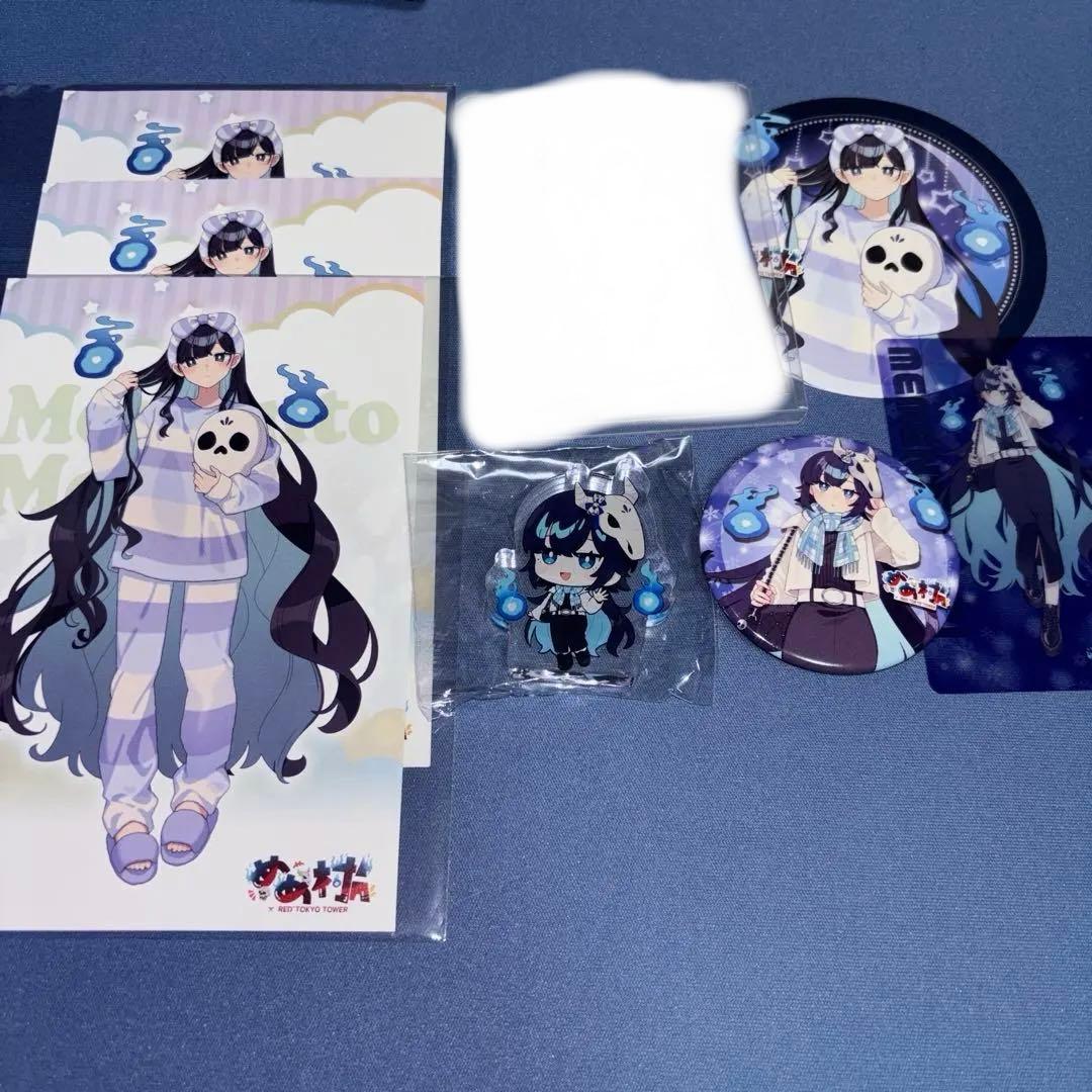 めめ村 めめんともり RED ポップアップ ステッカー コースター 缶バ クリカ