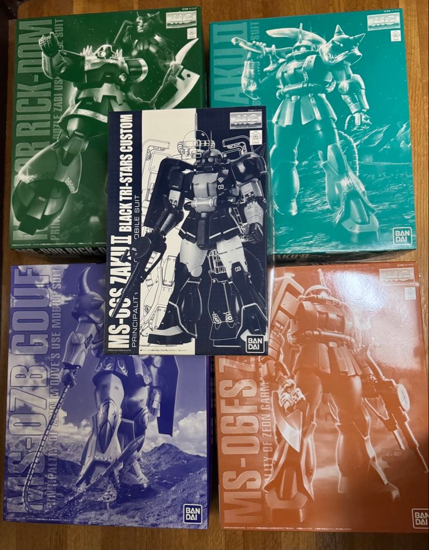 MG 1/100 プレバン限定 ジオン公国軍専用機 5点セット 【未組立】