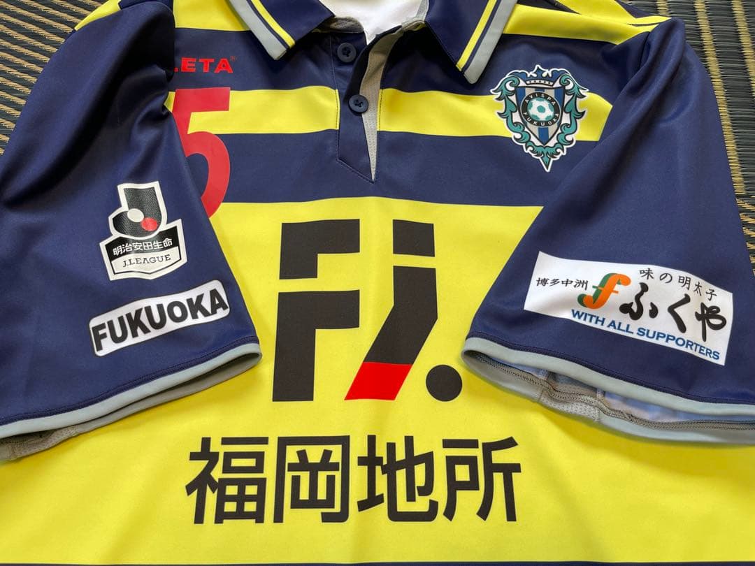 2017 アビスパ福岡 蜂祭り ユニフォーム O 黄紺