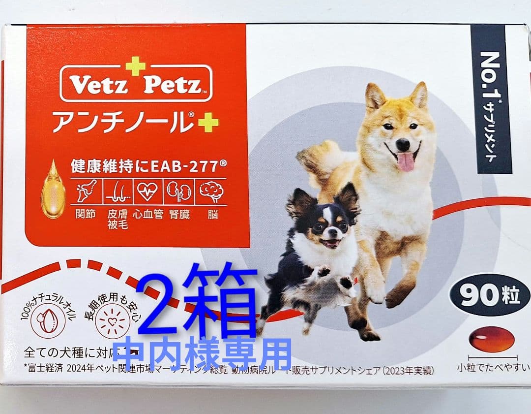 中内アンチノールプラス 90粒 2箱 正規品