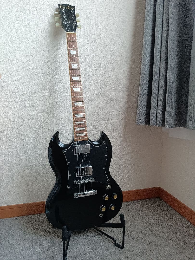 Photogenic SGスタイル エレキギター ブラック