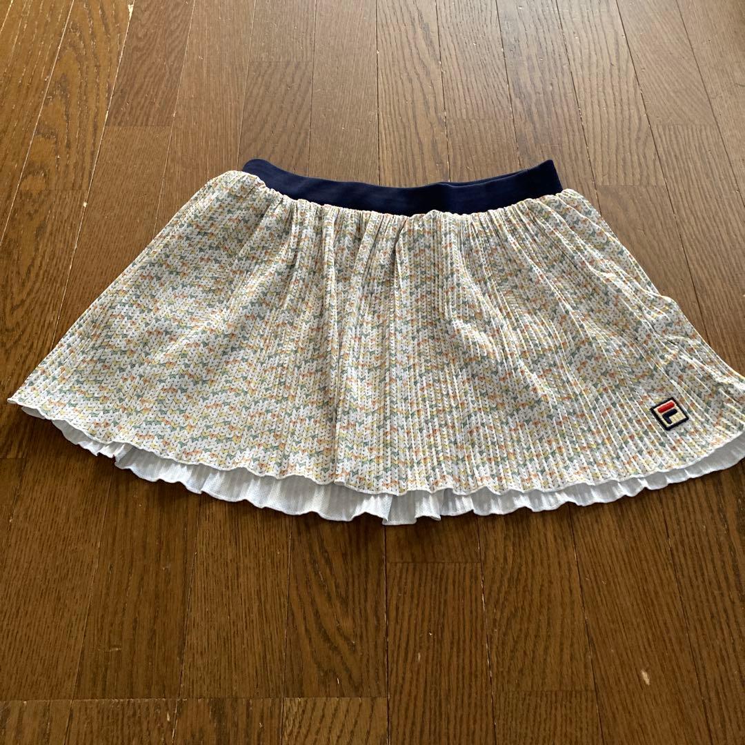FILA テニスウェア 半袖シャツ＆スコート＆サンバイザー