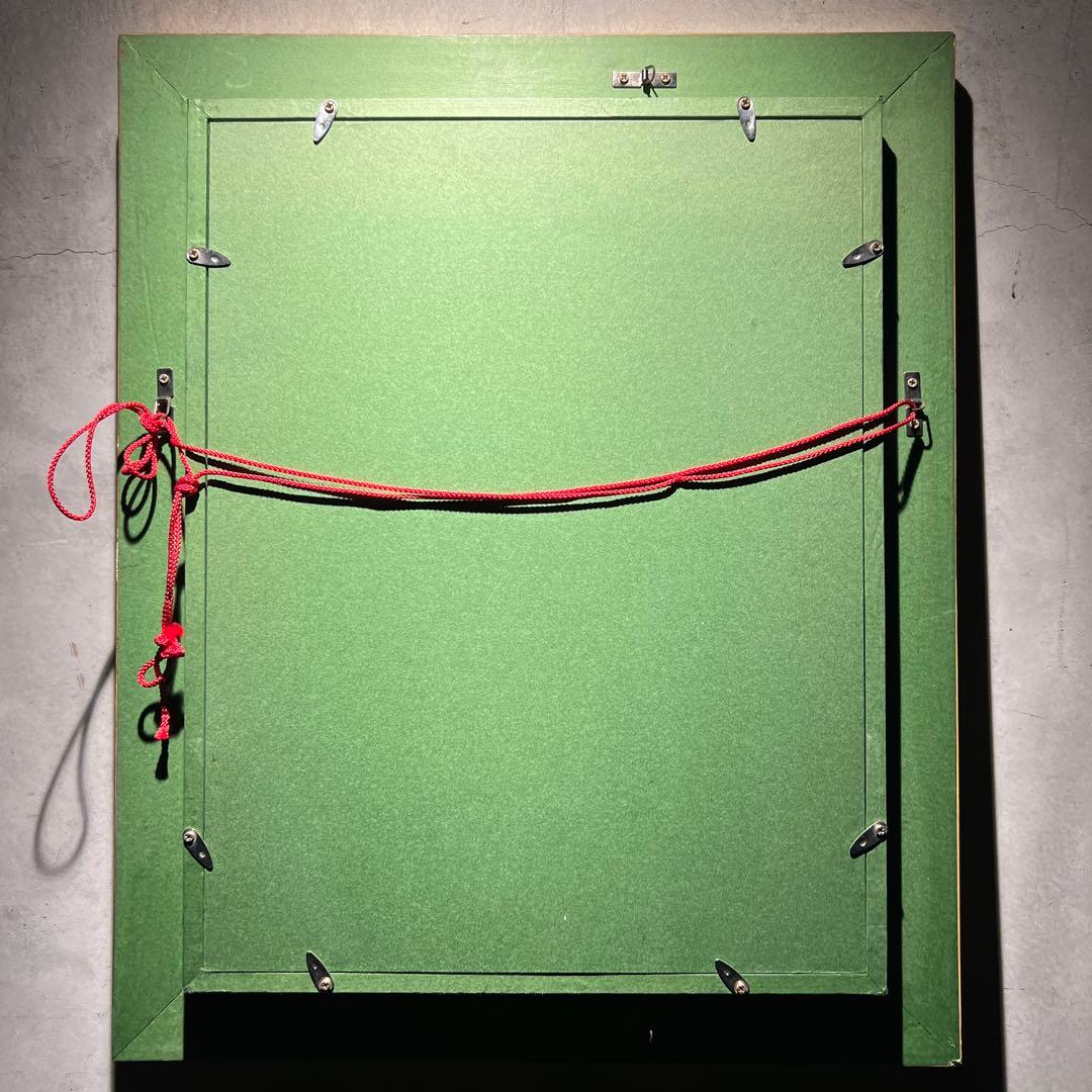 写実　日本画　【白い薔薇】肉筆画　作者不詳