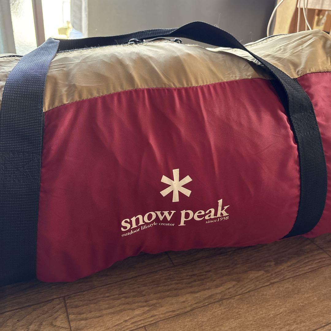  peak キャンプテント レッド・ベージュ　SDE-001