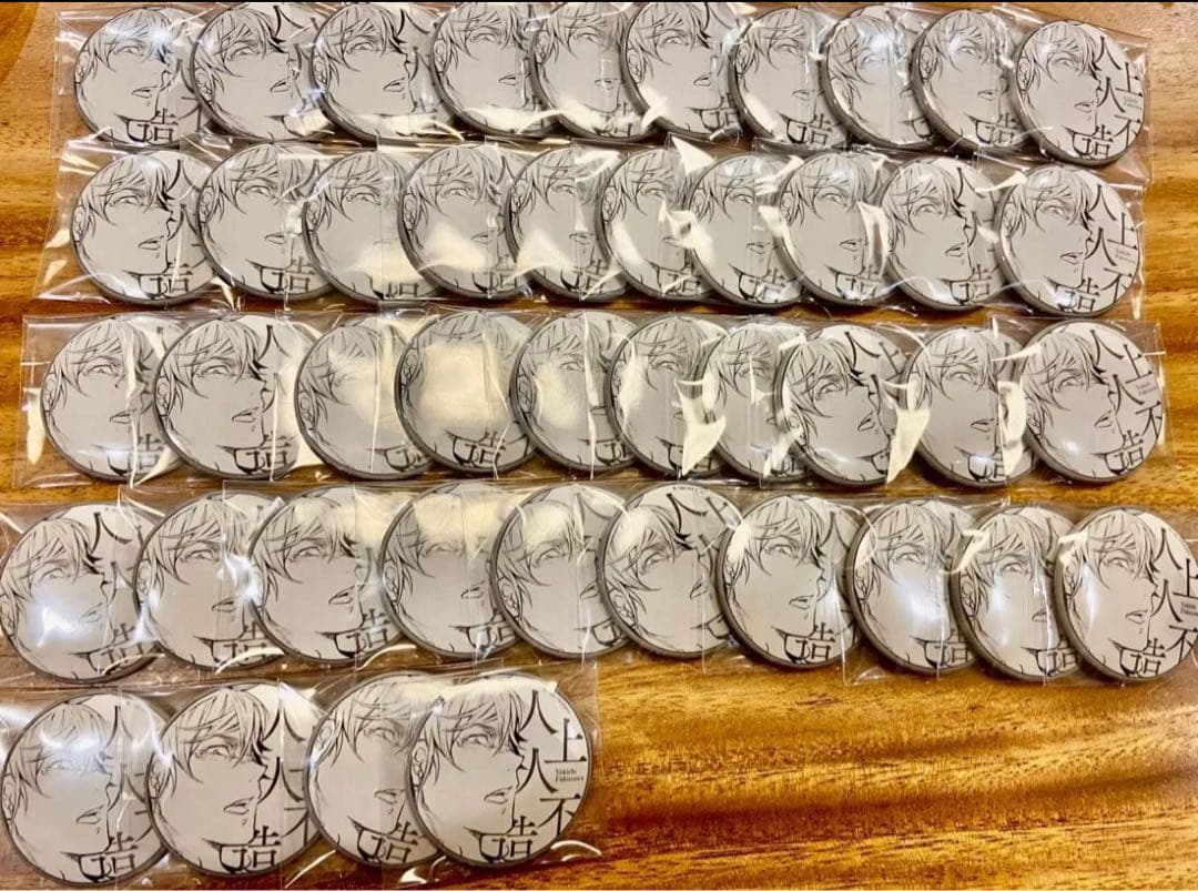 文豪ストレイドッグス 大博覧会 缶バッジ 福沢諭吉