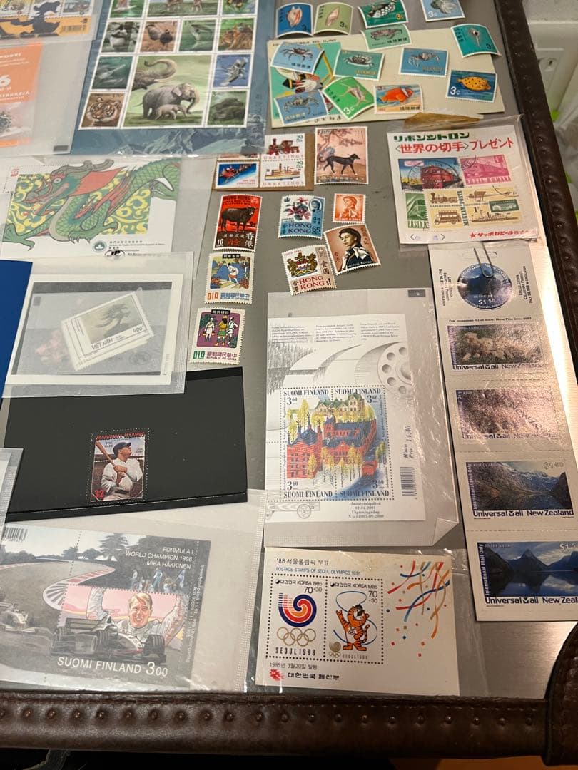 外国切手　未使用　まとめ売り　イギリス　中国　アメリカ　香港　ユーロ　切手