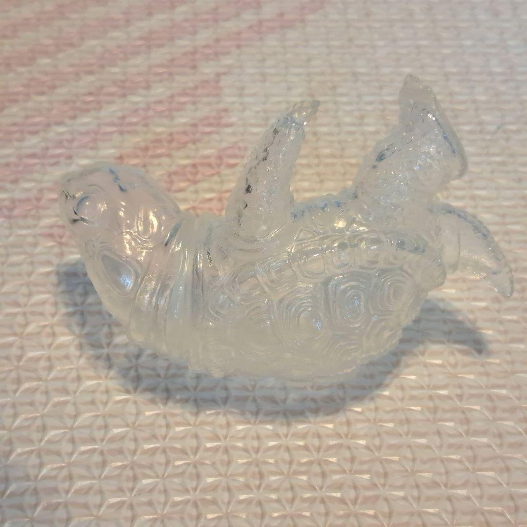 One up JAPAN ケロンガフィギュア　クリア　怪獣　ソフビ　タケピコ