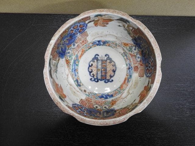 伊万里色絵鉢　MA282