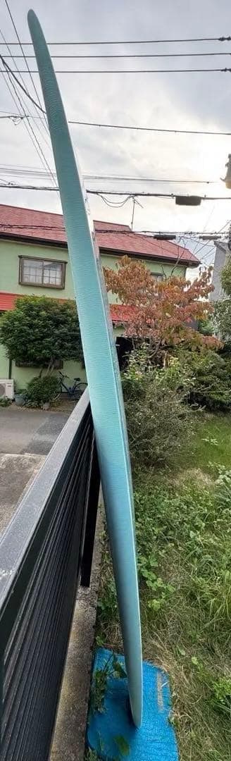 極美品！ O&E エポキシソフト 7’6” フィン付　スカイブルー