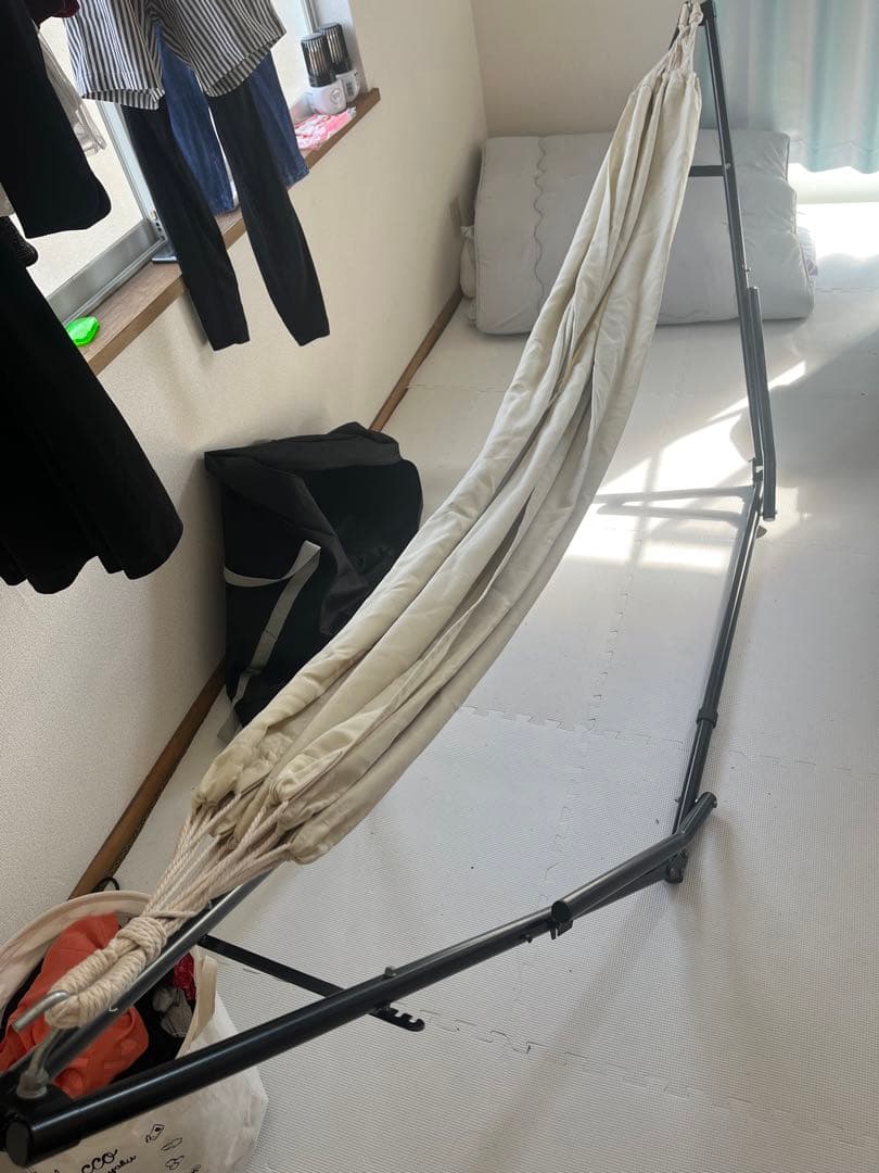 アウトドア ハンモックスタンド 黒