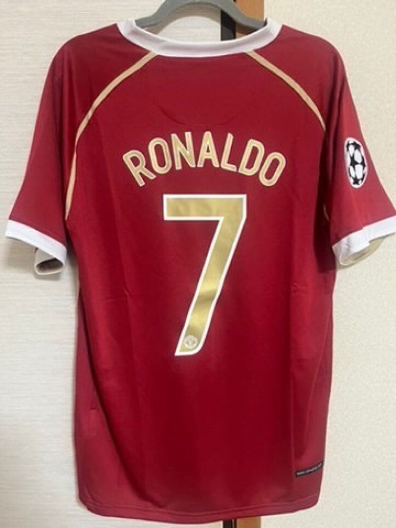 【新品】マンチェスターユナイテッド　クリスティアーノロナウド06/07　CL仕様