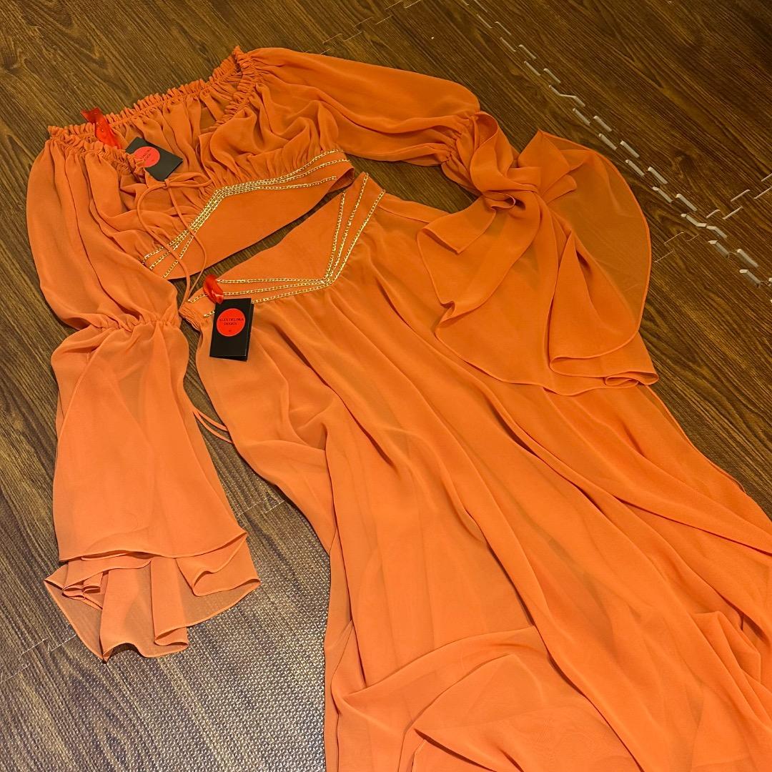 Alex Delora Design Jasmin suit オレンジ