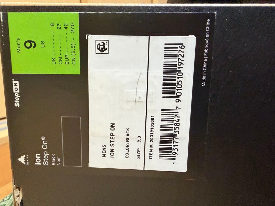 スノーボード BURTON Ion StepOn 27cm 24-25