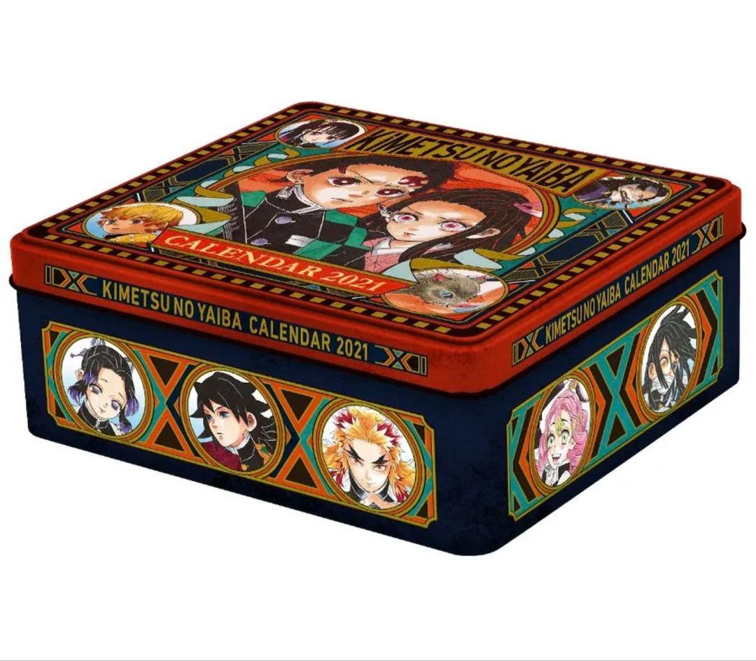 【新品未開封】『鬼滅の刃』 コミックカレンダー2021 特製缶入り 日めくり