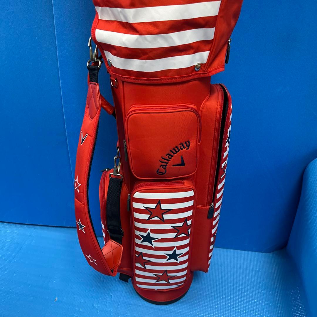 Callaway ゴルフキャディバッグ 赤