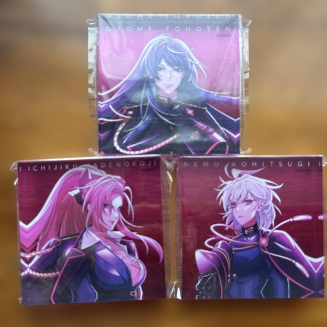 ヒプノシスマイク言の葉党　アクリルブロック&缶バッチセット