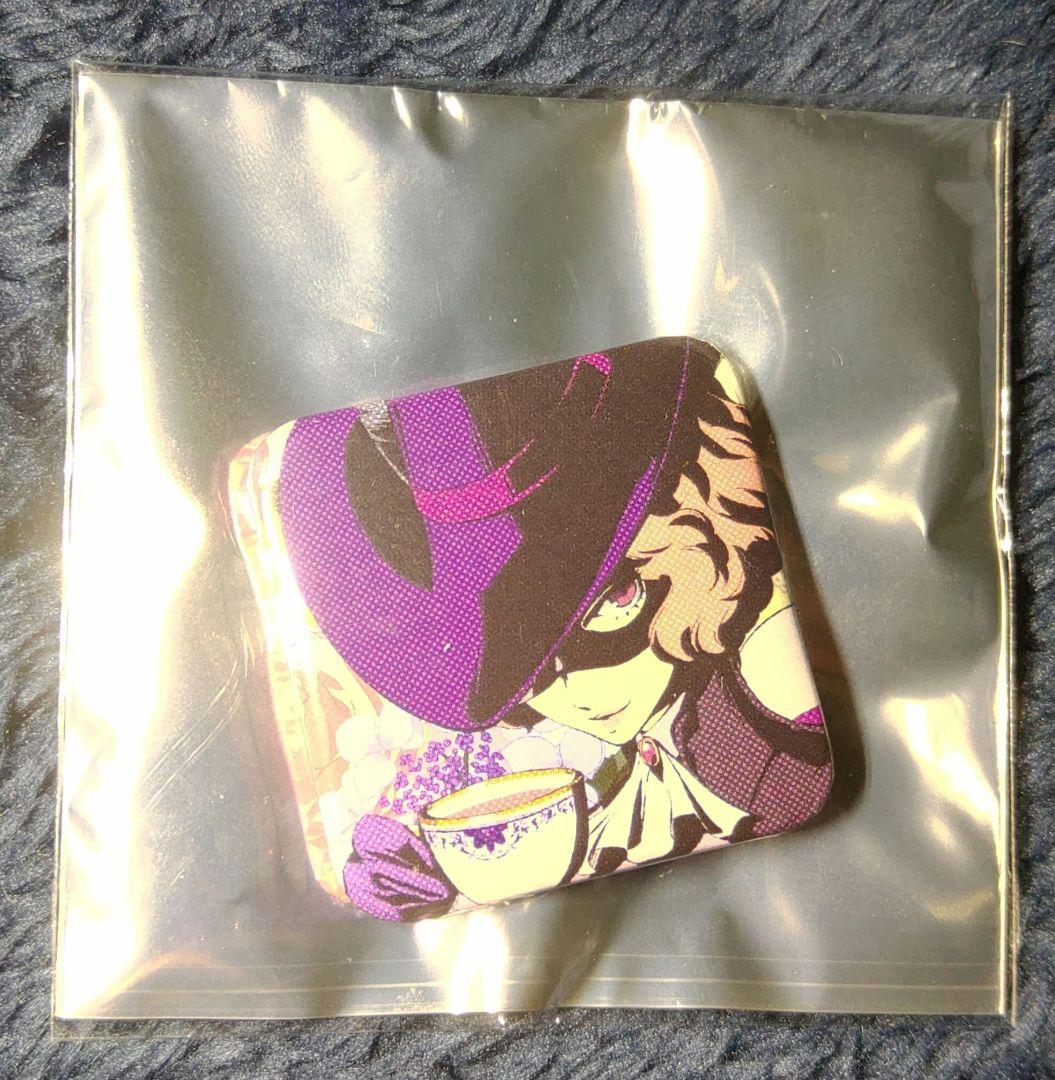 スクウェア缶バッジ　ペルソナ5ロイヤル　総攻撃　奥村春