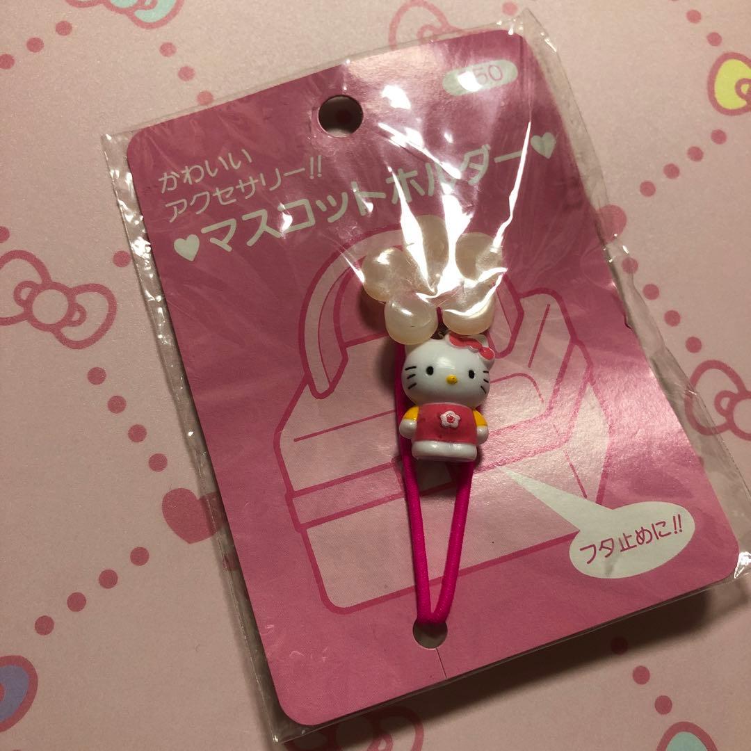 1997年ハローキティちゃん　かわいいアクセサリー♥マスコットホルダー