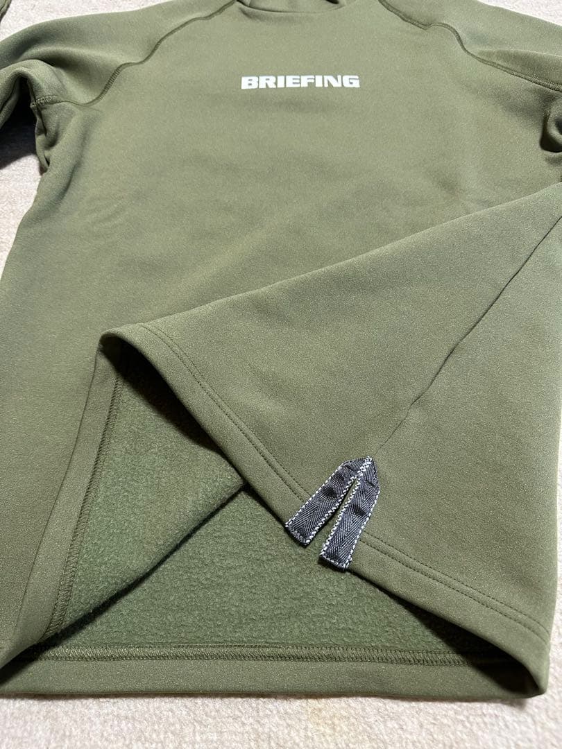 BRIEFING裏起毛モックネック