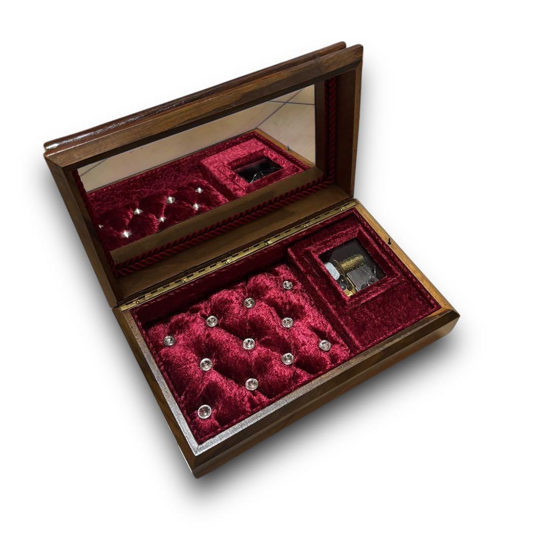 アンティーク ヴィンテージ オルゴールボックス｜木製 リメイク 一点物