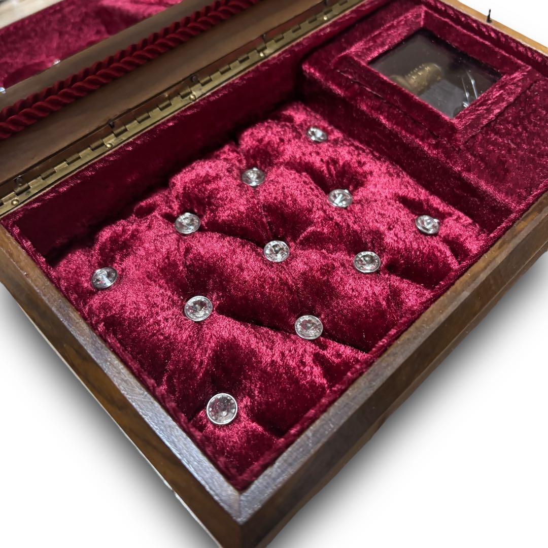 アンティーク ヴィンテージ オルゴールボックス｜木製 リメイク 一点物