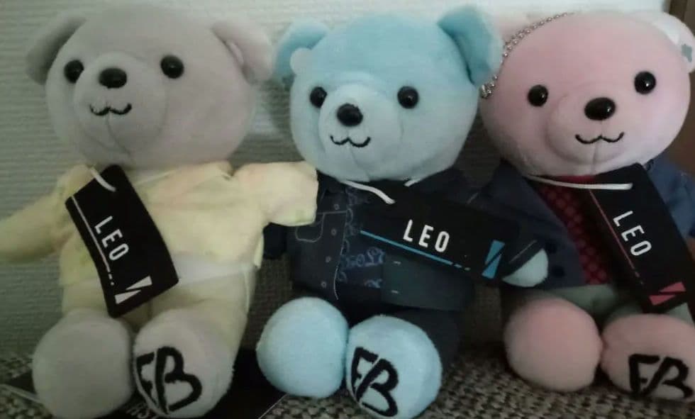 BE: FIRST レオ くま ぬいぐるみ3個セット