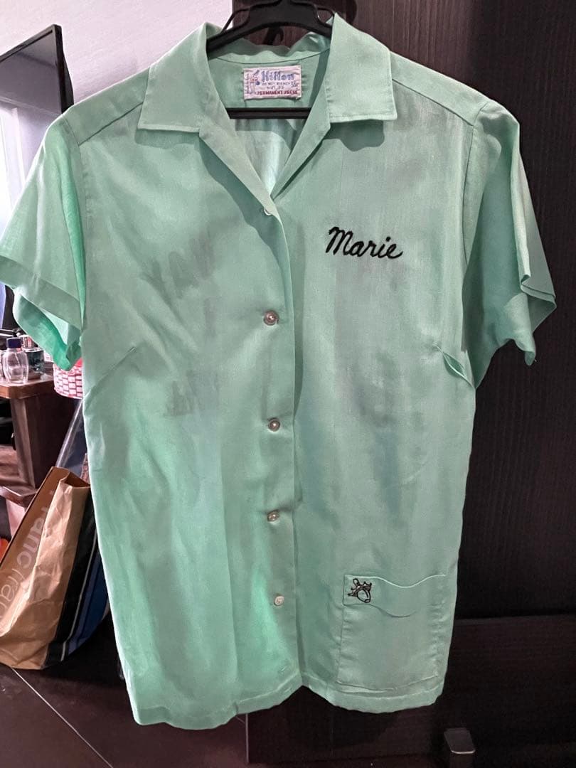 ヒルトン　70〜80年代ビンテージボーリングシャツ