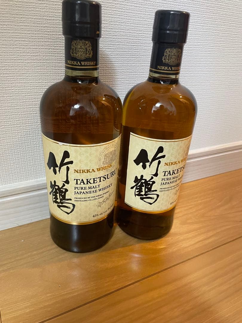 お*馬様 竹鶴ピュアモルトウイスキー、700ml 2本